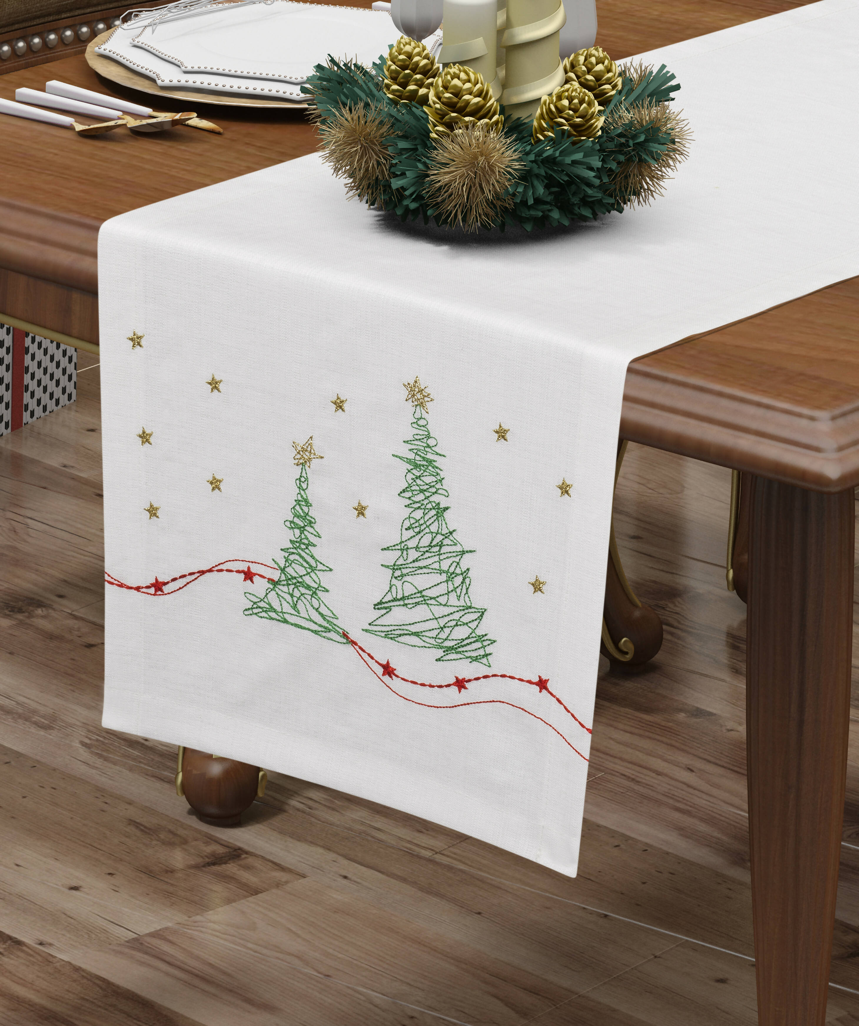 Christmas and Holiday Table Runners - Great for Holiday Decorating - Wear Sierra