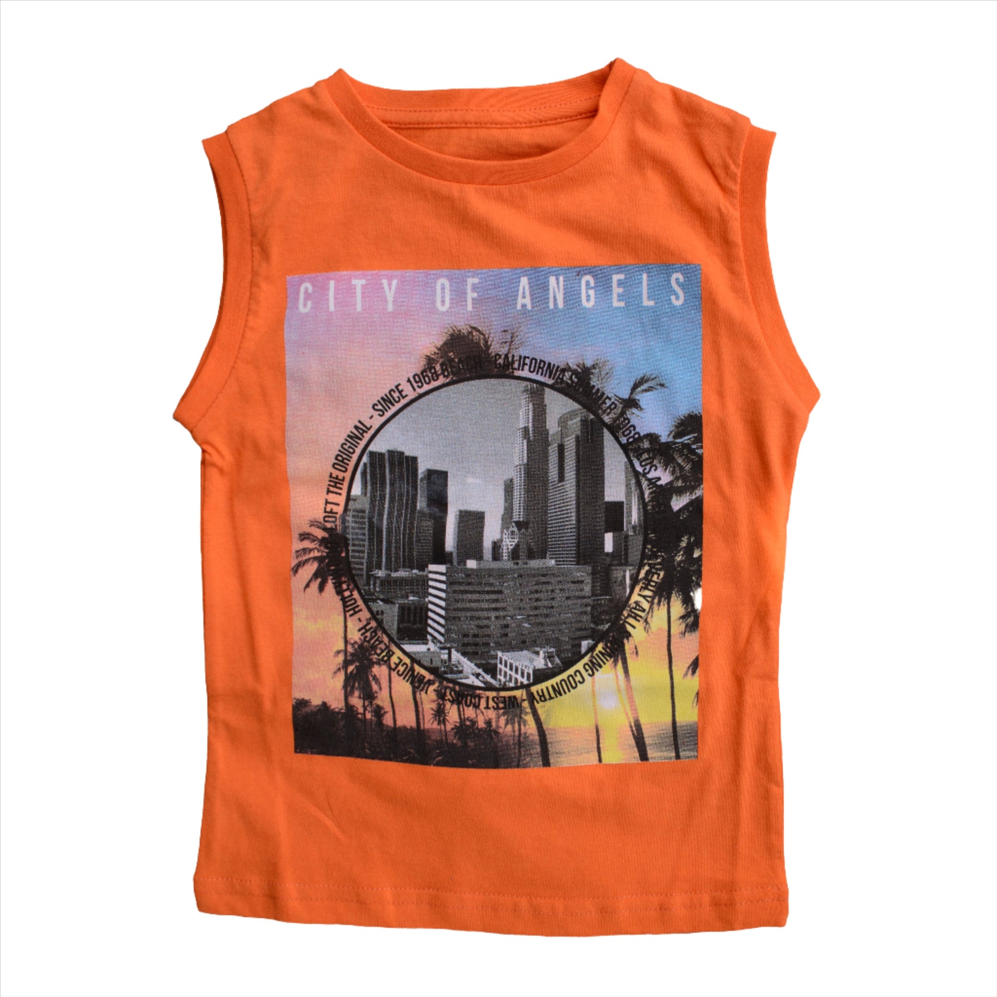 Children's  T-Shirt - Unisex T-Shirts Appeal - Sleeveless Crew Neck Cotton T-Shirts - Wear Sierra