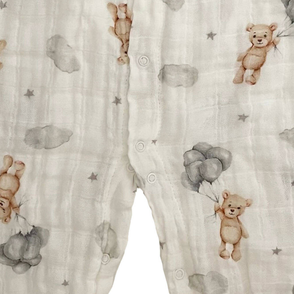 Newborn Romper, Toddler Romper, Newborn One-Piece Jumper, Toddler One-Piece Jumper, 100% Cotton Muslin, Beberotti Baby's Romper - Wear Sierra