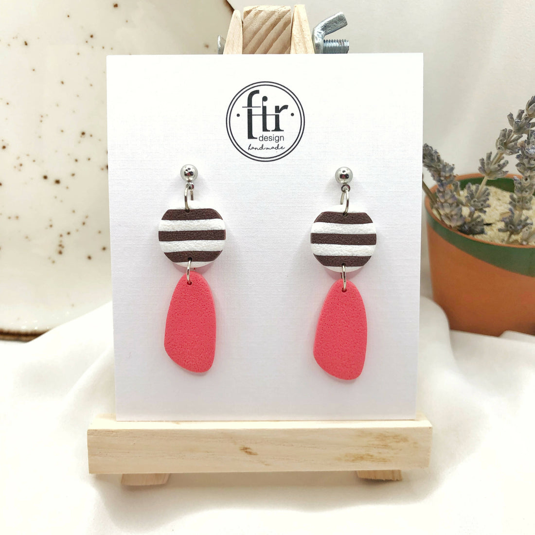 Women's Stylish Earrings, Hand Crafted Polymer Clay Earrings, Nickel Free Women's Earrings - Wear Sierra