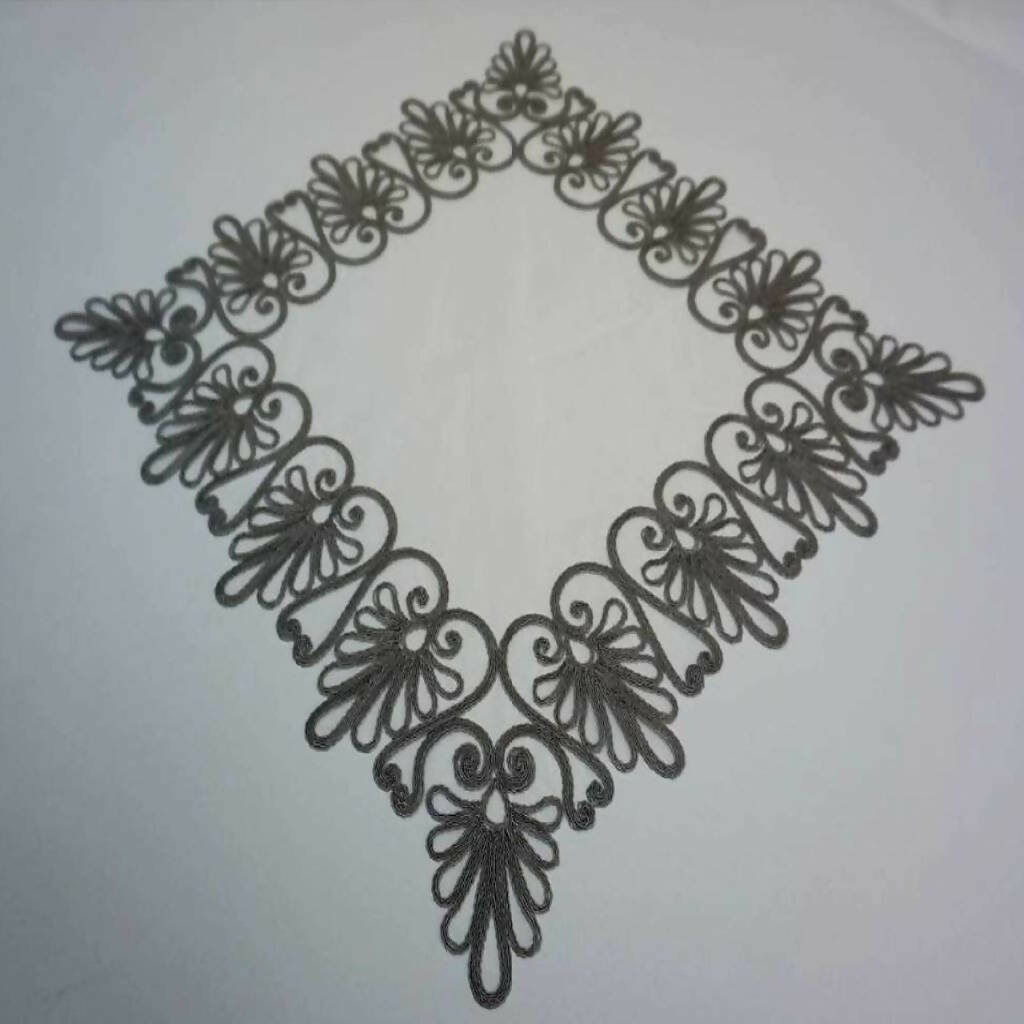 Angel Whisper Runner Set, Mantle Set, Dining Room and Home Decoration, Doilies - 5pc Set - Wear Sierra