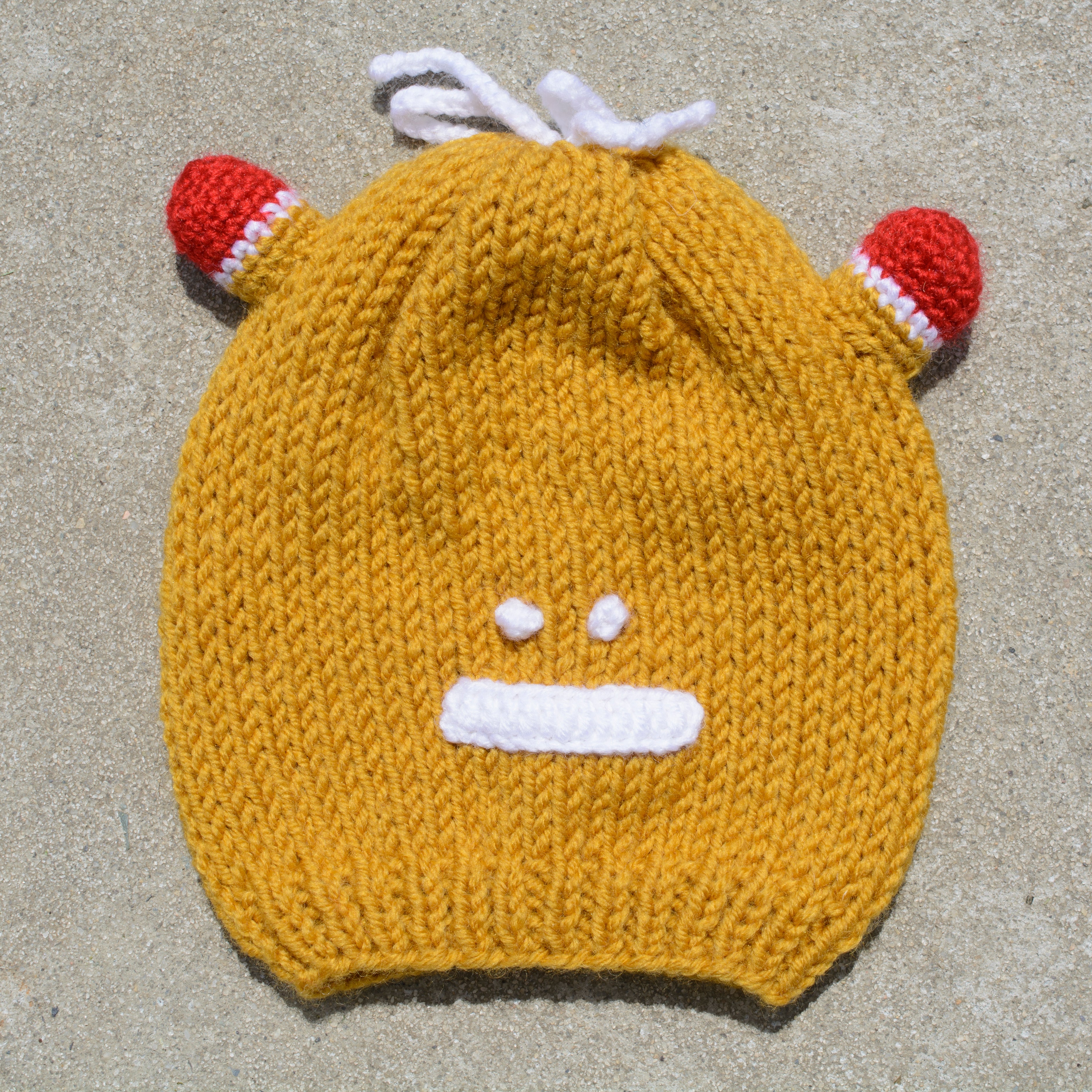 Kids Beanie Hat Kids Winter Hand-Knitted Frog Animal Theme Hat Beanie Cap Wool - Wear Sierra