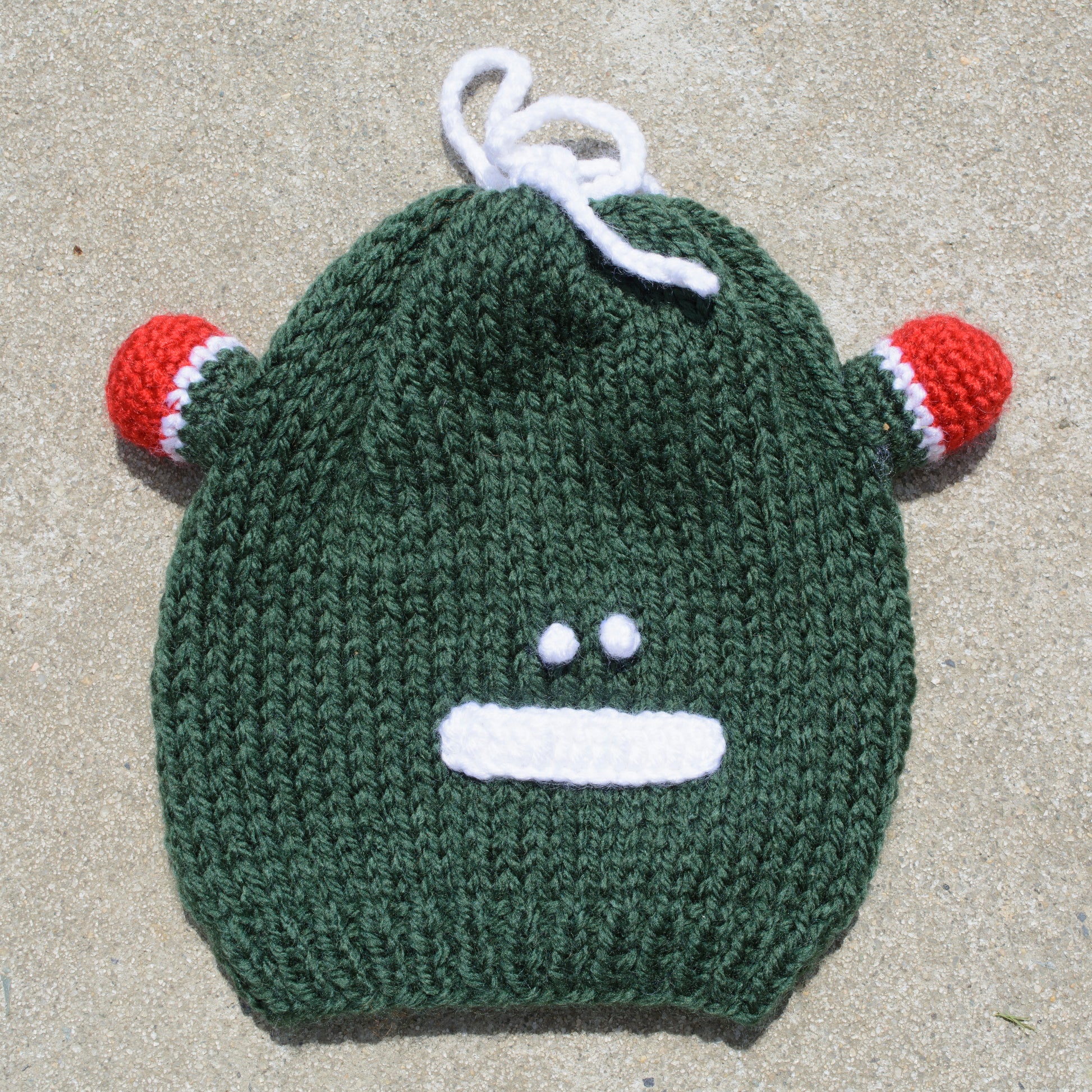 Kids Beanie Hat Kids Winter Hand-Knitted Frog Animal Theme Hat Beanie Cap Wool - Wear Sierra