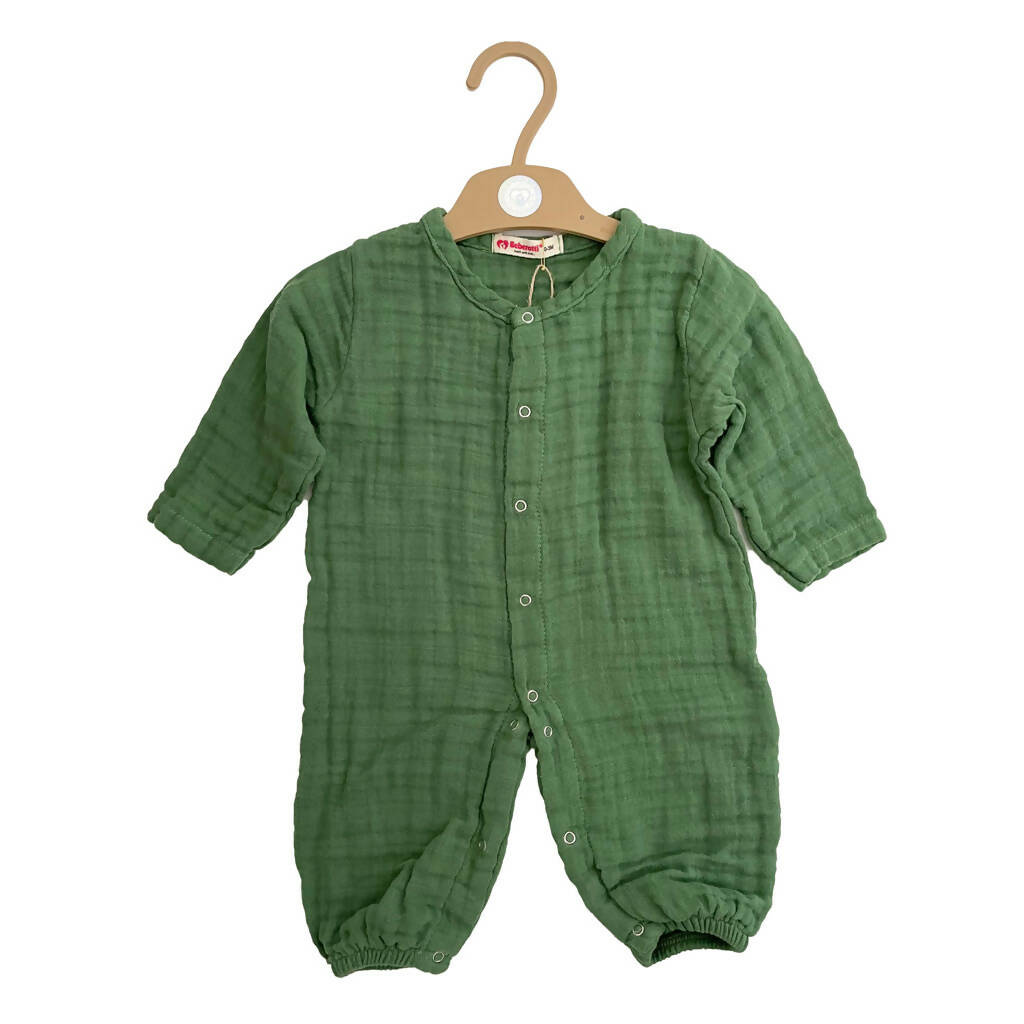 Newborn Romper, Toddler Romper, Newborn One-Piece Jumper, Toddler One-Piece Jumper, 100% Cotton Muslin, Beberotti Baby's Romper - Wear Sierra