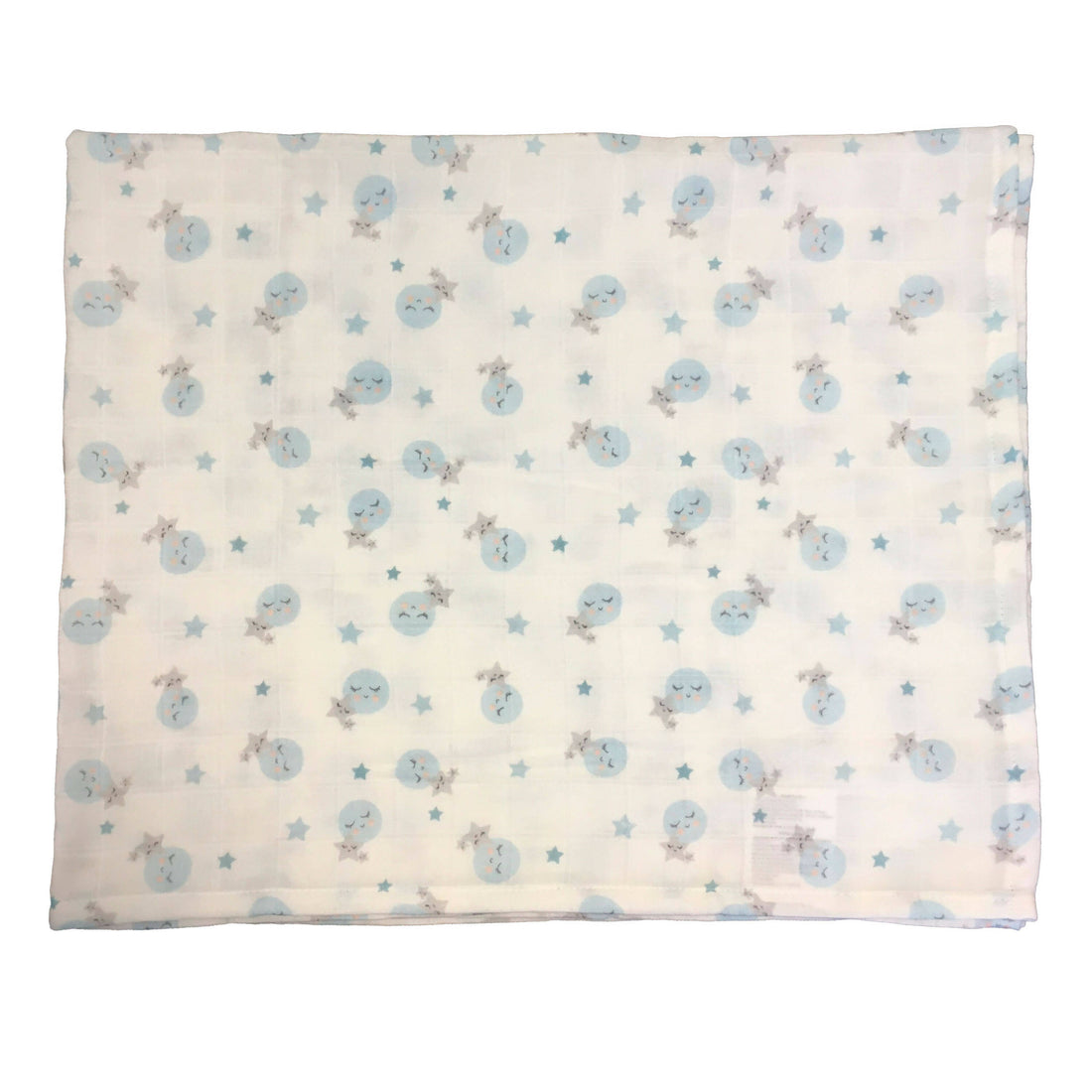 Blue Moon Printed Baby Blanket, Newborn Baby Swaddle, Mother's Cover Up, 100% Cotton Muslin, Baby Shower Gifts - Wear Sierra