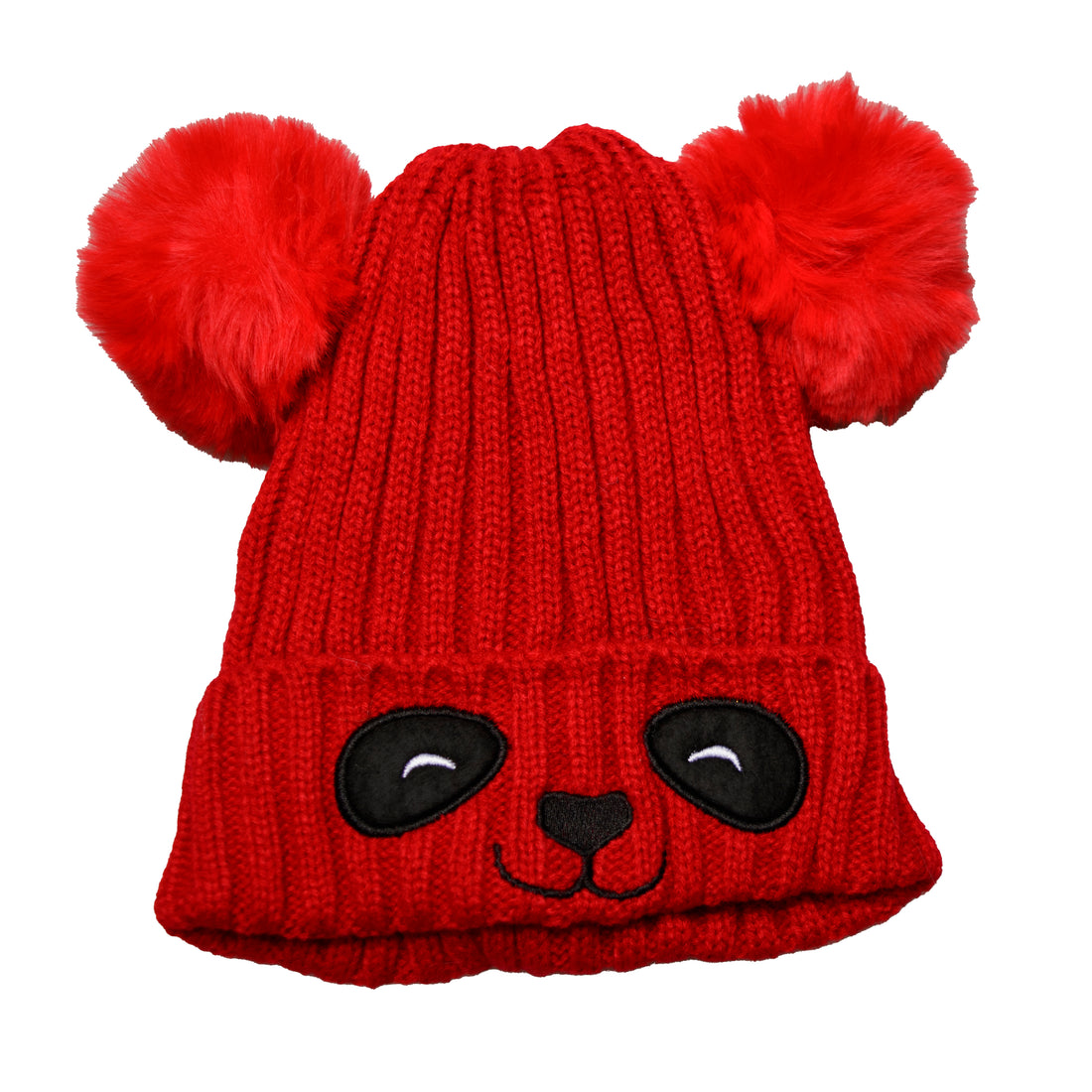 Unisex Cute Panda Cartoon Pattern Knit Winter Beanie For Kids (3-10 Years) - Wear Sierra
