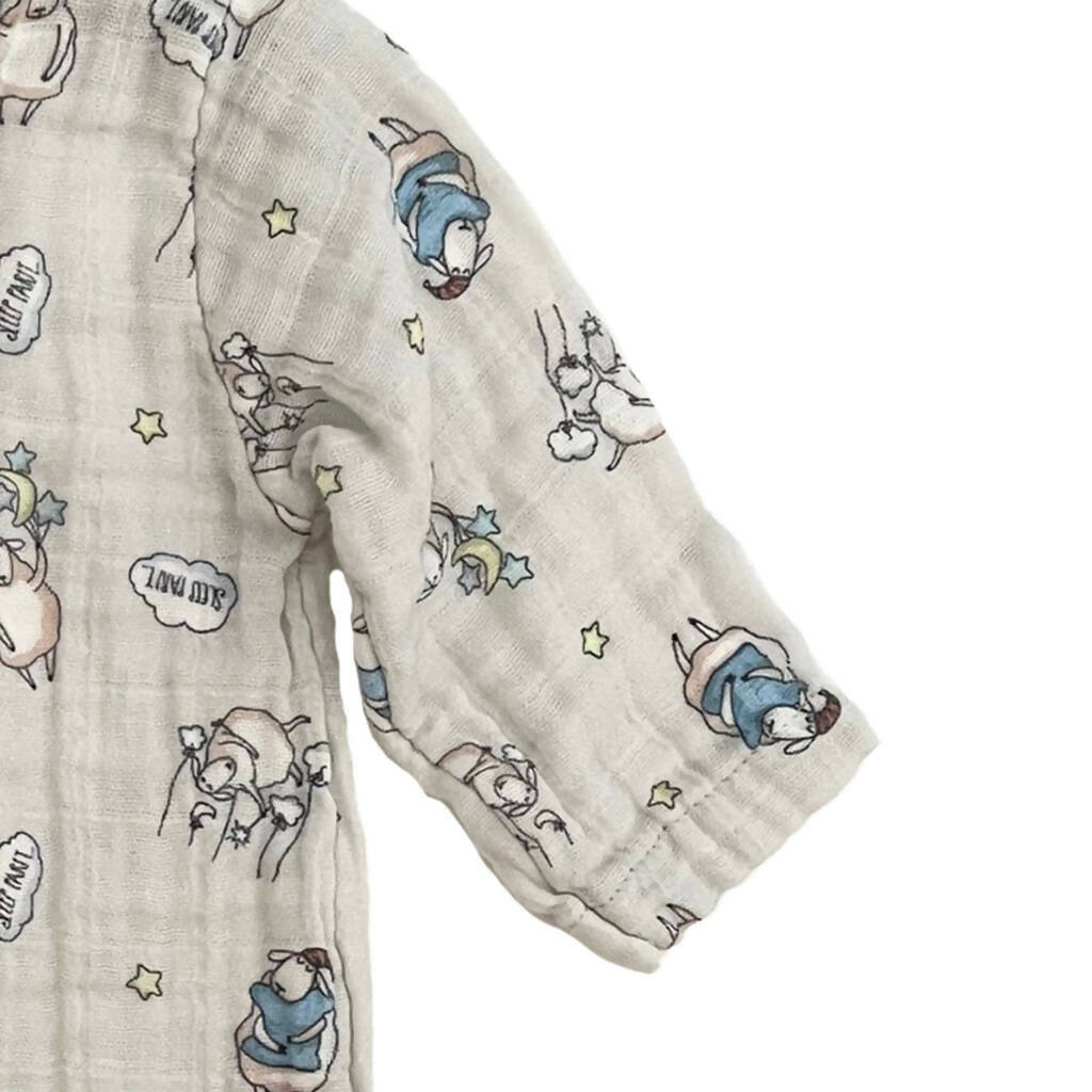 Newborn Romper, Toddler Romper, Newborn One-Piece Jumper, Toddler One-Piece Jumper, 100% Cotton Muslin, Beberotti Baby's Romper - Wear Sierra