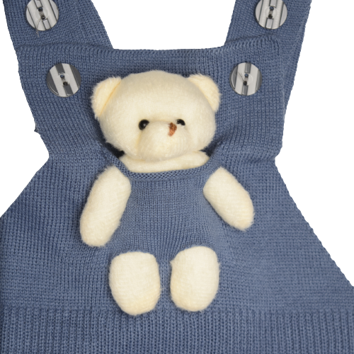 Wear Sierra Overall Bear Pattern Unisex Pants For Babies And Kids, Cute Design Outfit For Babies - Wear Sierra