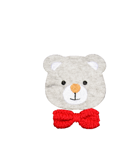 Wear Sierra 3 Striped Half Sleeve Bear Cute Design V-Neck  Sweaters For Toddlers And Kids - Wear Sierra