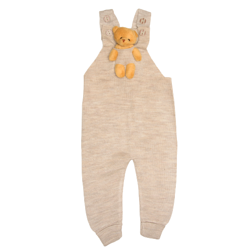 Wear Sierra Overall Bear Pattern Unisex Pants For Babies And Kids, Cute Design Outfit For Babies - Wear Sierra