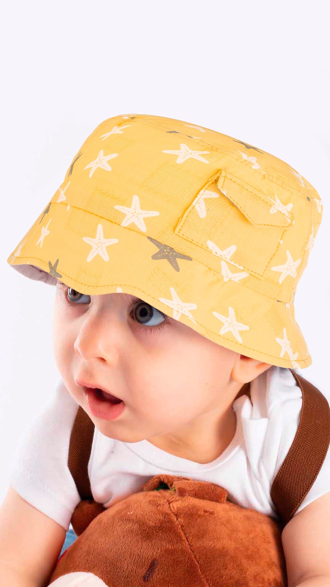 Star Print 1-3 Years-Baby Bucket Hat