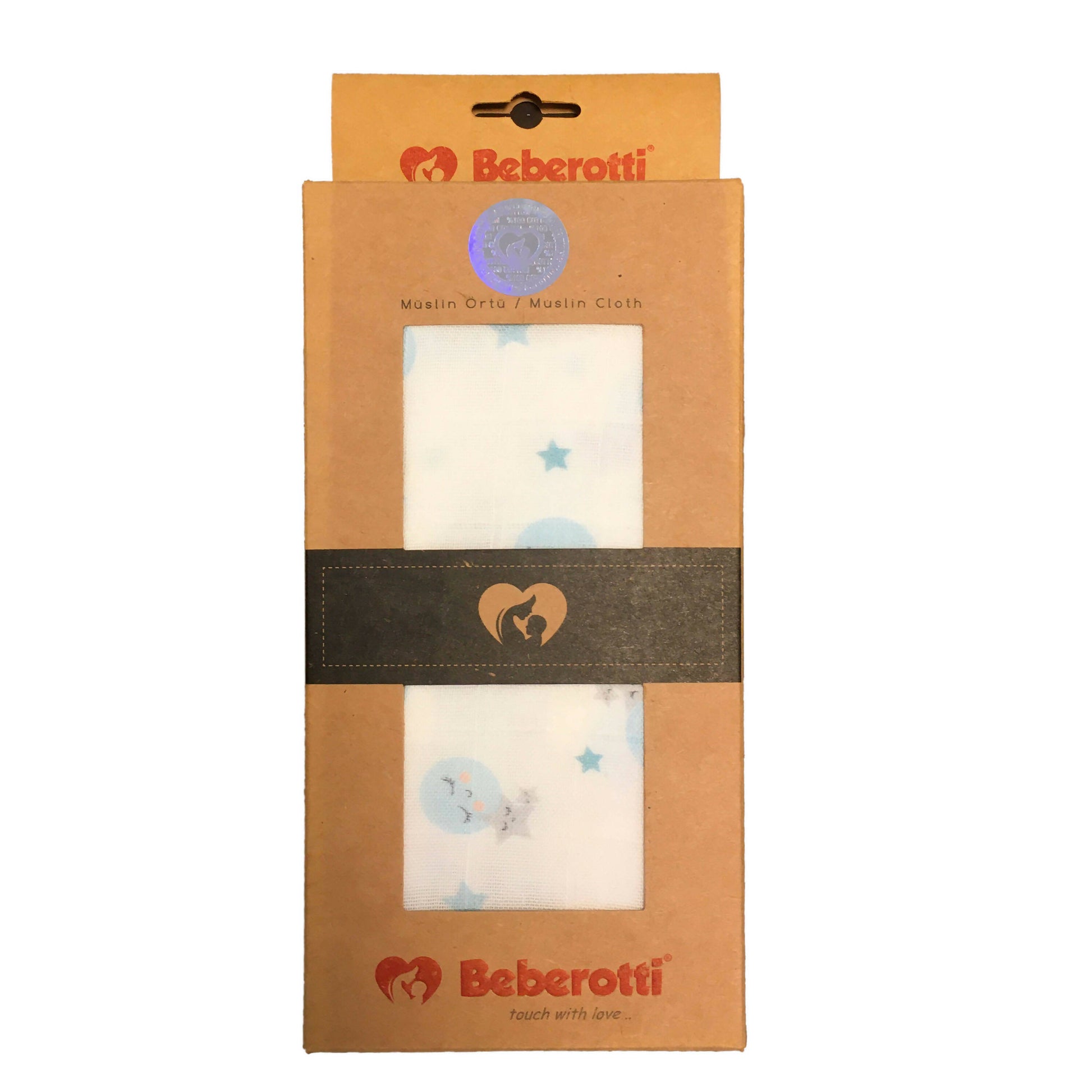 Blue Moon Printed Baby Blanket, Newborn Baby Swaddle, Mother's Cover Up, 100% Cotton Muslin, Baby Shower Gifts - Wear Sierra