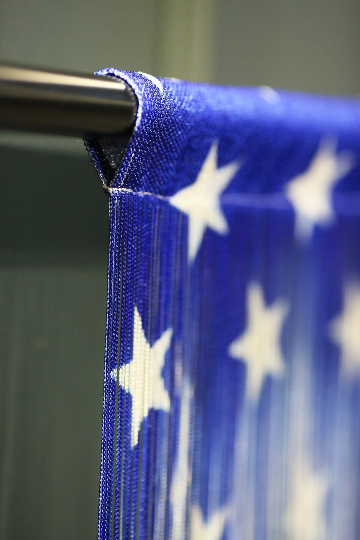 American Flag String Curtain - July 4th Decorating, Great for Barbeques, Picnics, Weddings - Wear Sierra