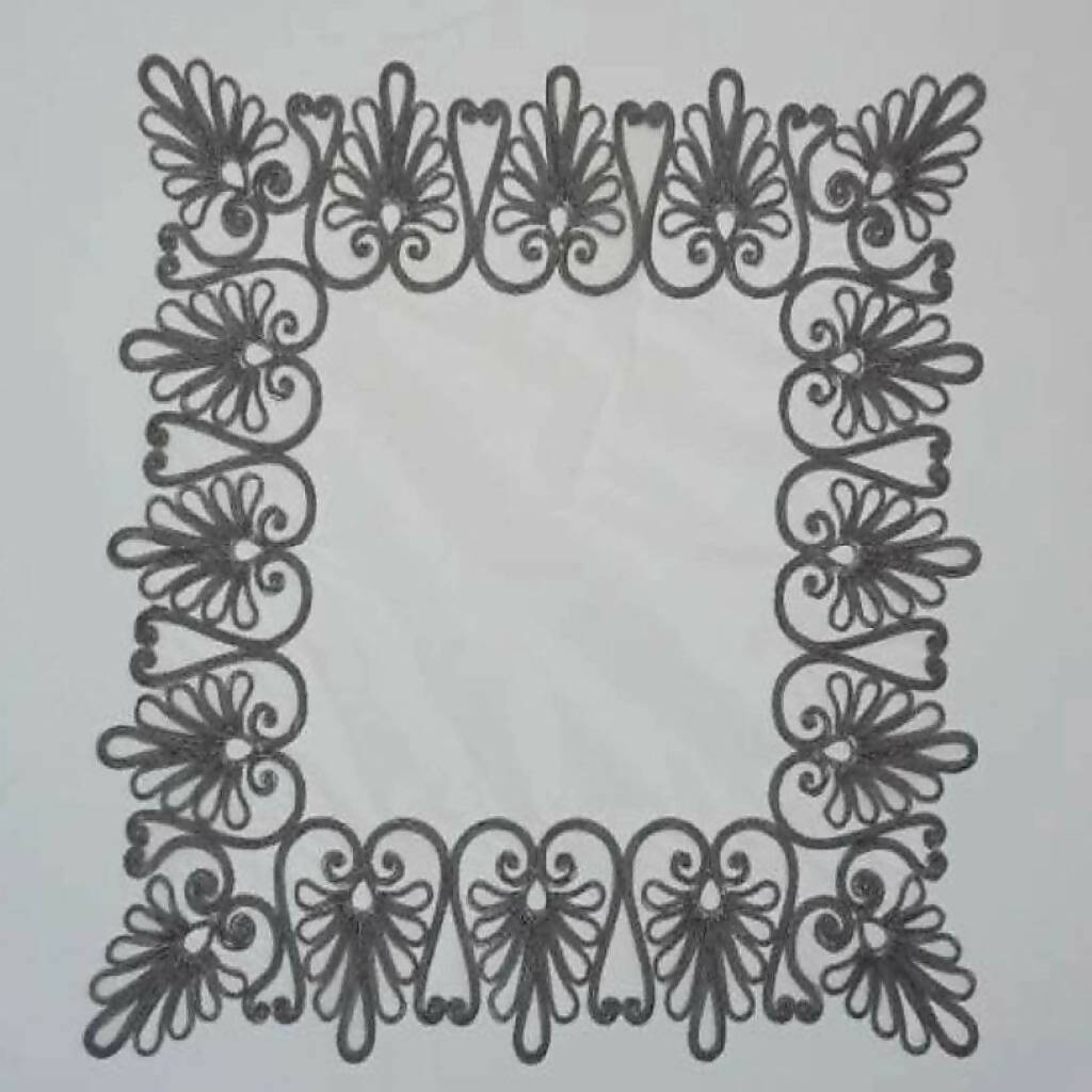 Angel Whisper Napkin Set, Lace & Tulle Napkin Set, Nightstand, Dresser or Mantle Decoration - 2pc Set - Wear Sierra