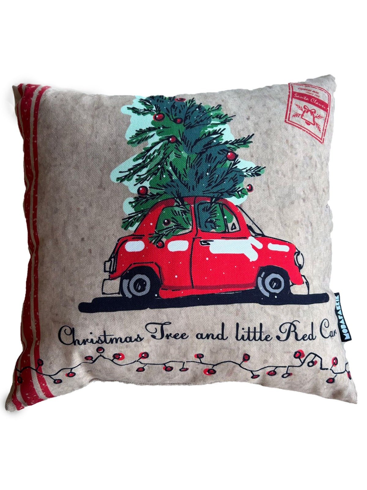Antique Car Pattern Pillow Cover, Holiday Decorating - Wear Sierra