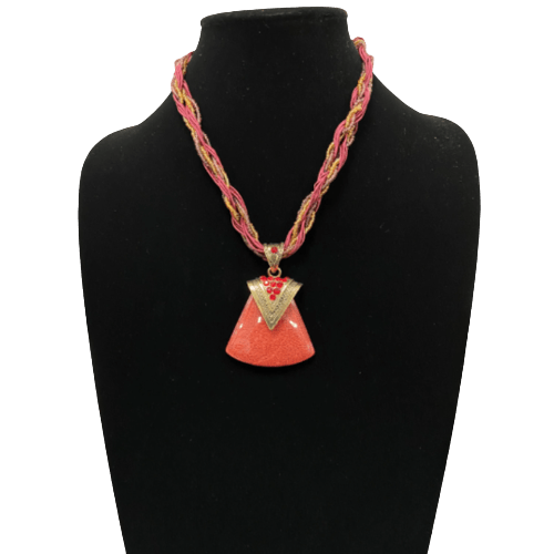 Artisan Gemstone Necklace with Pendant - Unique Gift for Mom or Wife - Wear Sierra