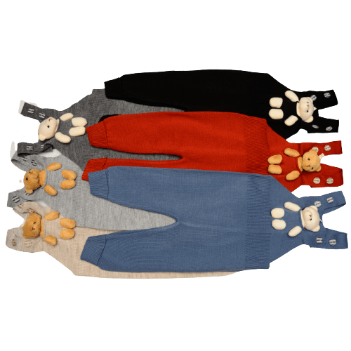 Baby & Toddler Overalls with Teddy Bear - Cute Outfit For Boys or Girls - Wear Sierra