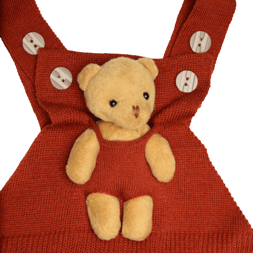 Baby & Toddler Overalls with Teddy Bear - Cute Outfit For Boys or Girls - Wear Sierra