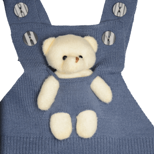 Baby & Toddler Overalls with Teddy Bear - Cute Outfit For Boys or Girls - Wear Sierra