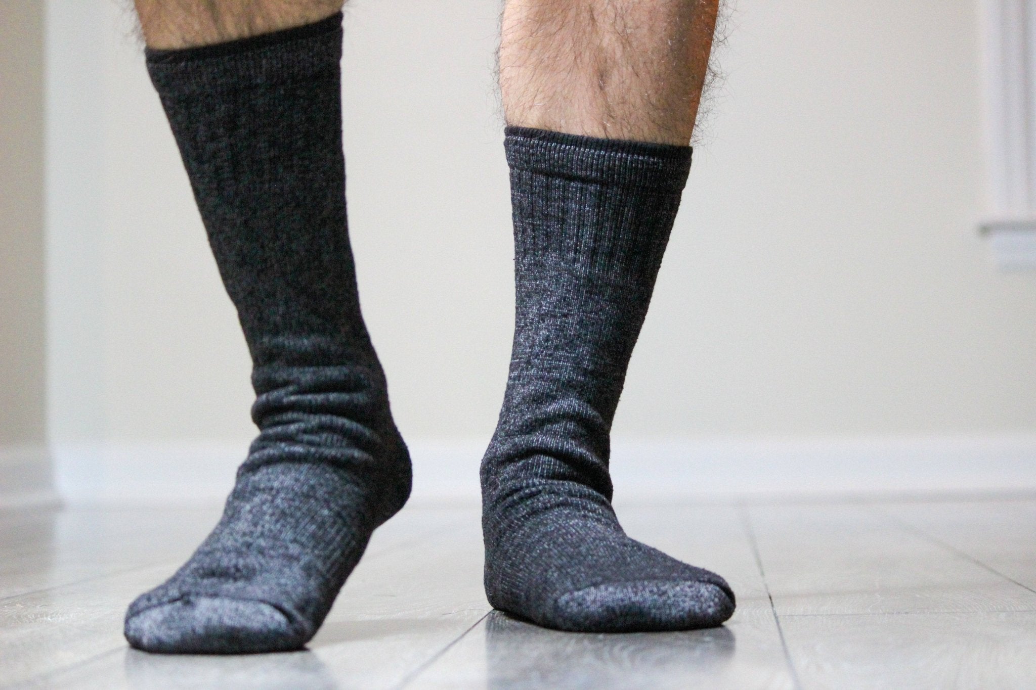 Big & Tall Men's & Women's Cushioned Crew Socks for Outdoor Sports - in 3 Pair Packs - Wear Sierra