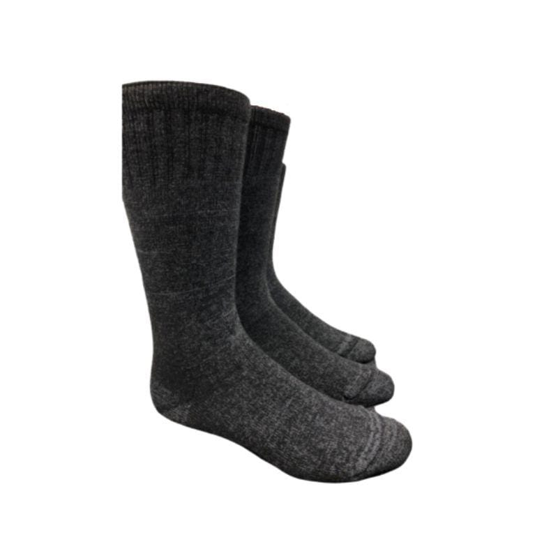 Big & Tall Men's & Women's Cushioned Crew Socks for Outdoor Sports - in 3 Pair Packs - Wear Sierra