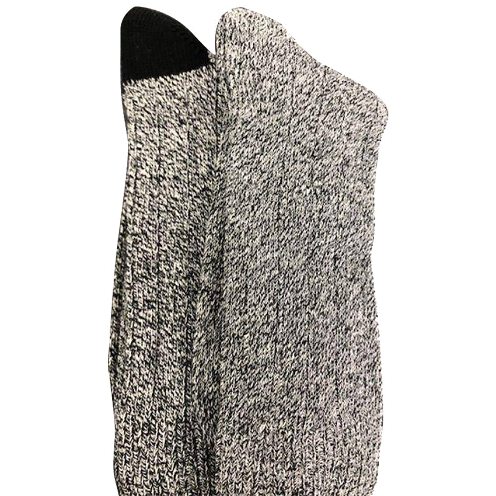 Marled Twisted Yarn Big and Tall Men 2 Pair Pack Midweight Socks