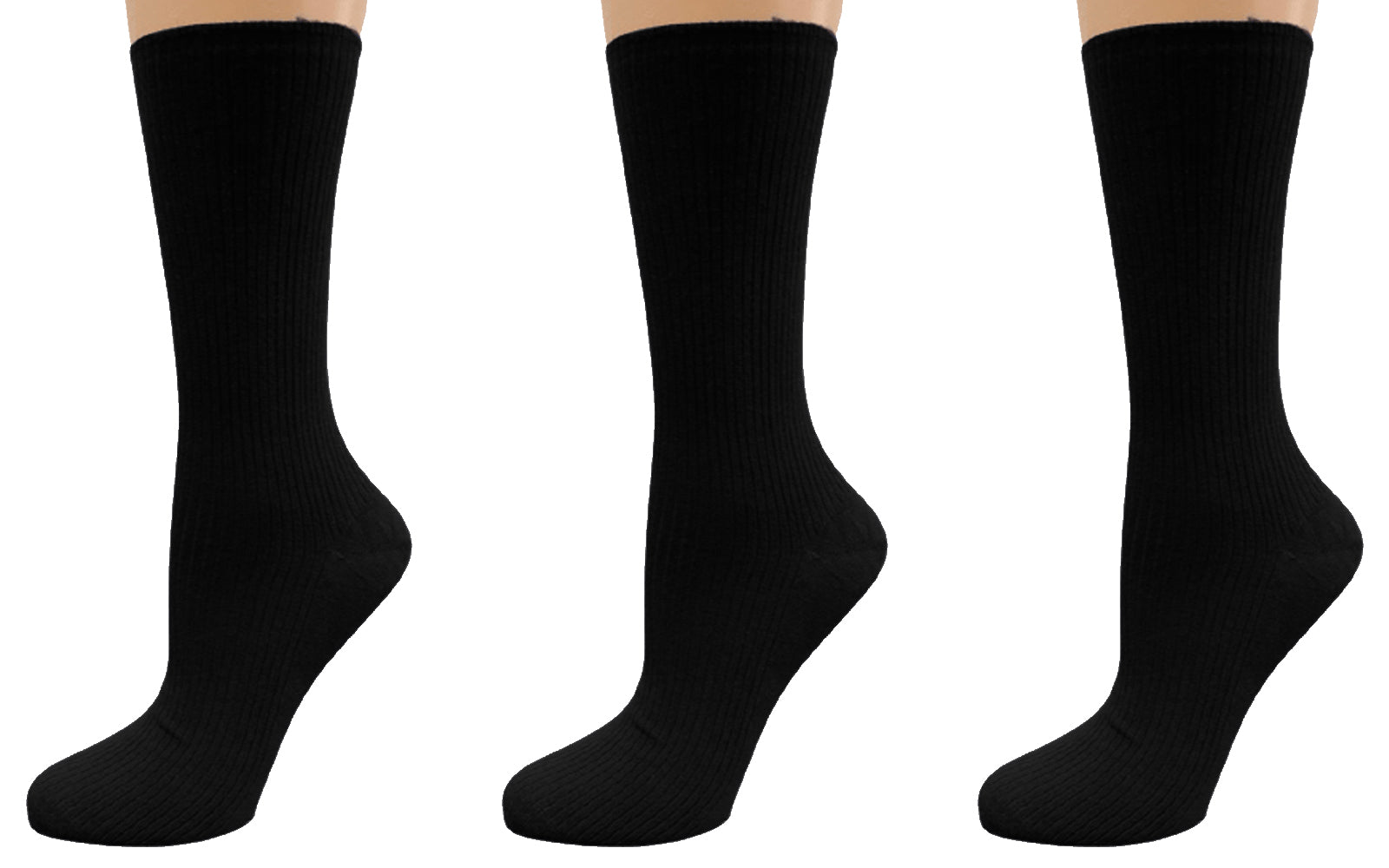 Diabetic/Arthritic Rayon from Bamboo Crew Socks