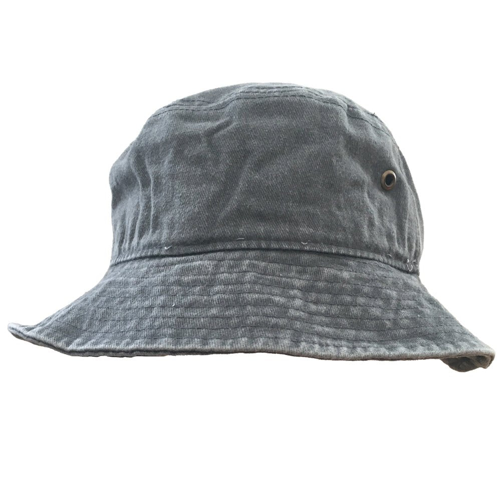 Bucket Hat for 4-8 Year Old Kids - Fedora Style Hat Faded Denim - Wear Sierra