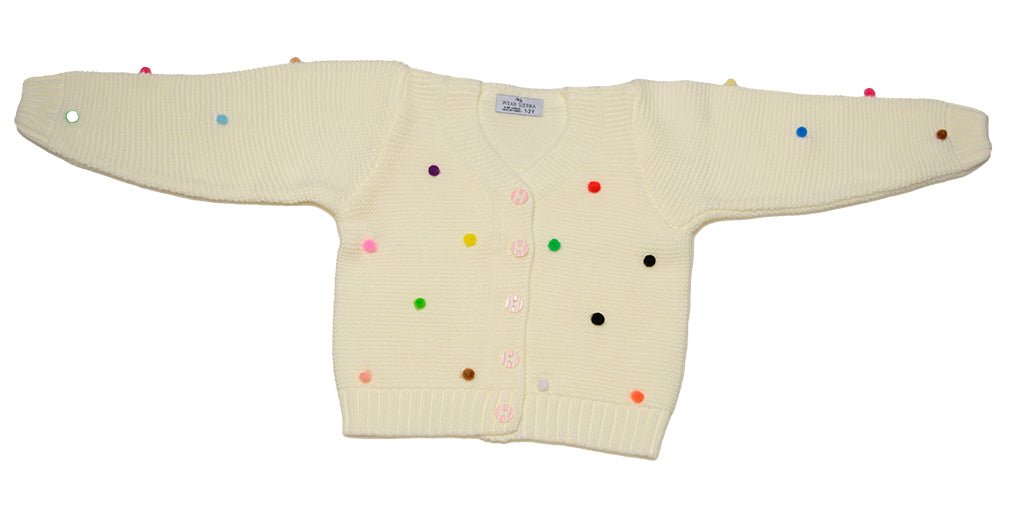 Button-Up Cardigan Sweater for Newborn and Toddler Girls - Wear Sierra