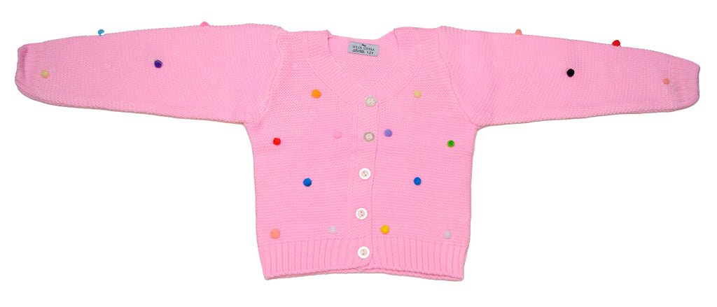Button-Up Cardigan Sweater for Newborn and Toddler Girls - Wear Sierra