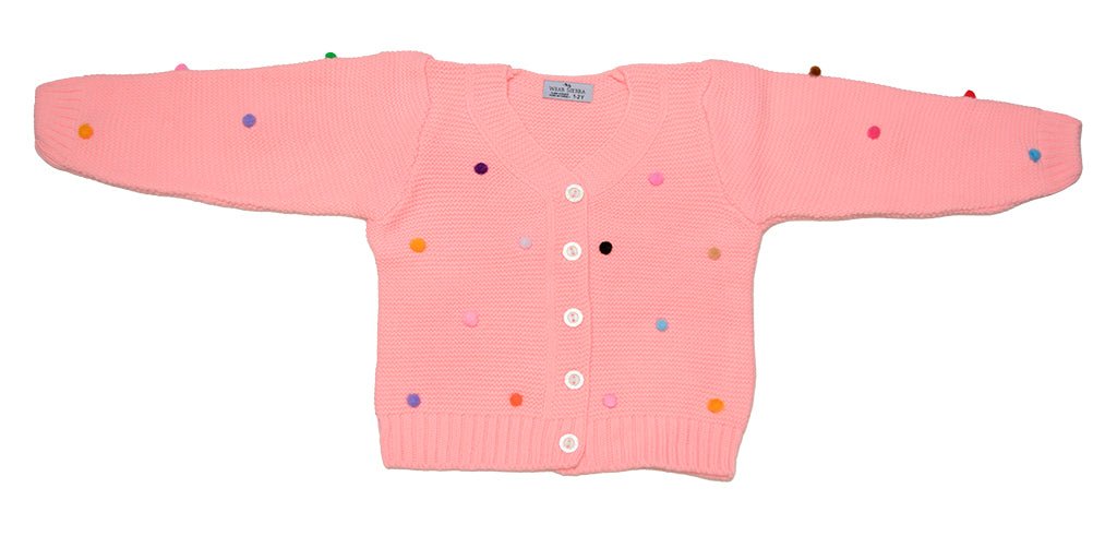 Button-Up Cardigan Sweater for Newborn and Toddler Girls - Wear Sierra