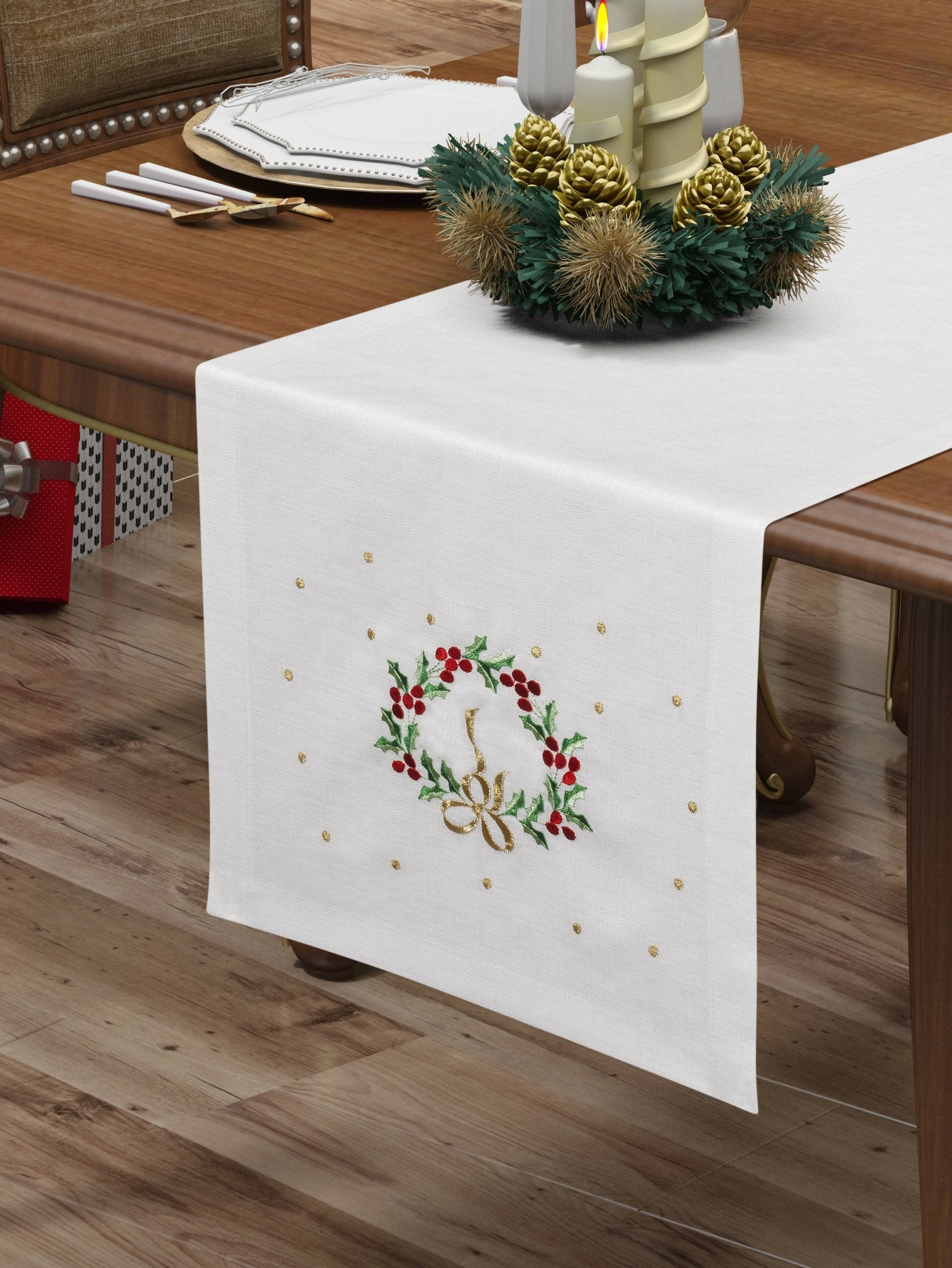 Christmas and Holiday Table Runners - Colorful and Festive, Great for Holiday Decorating - Wear Sierra