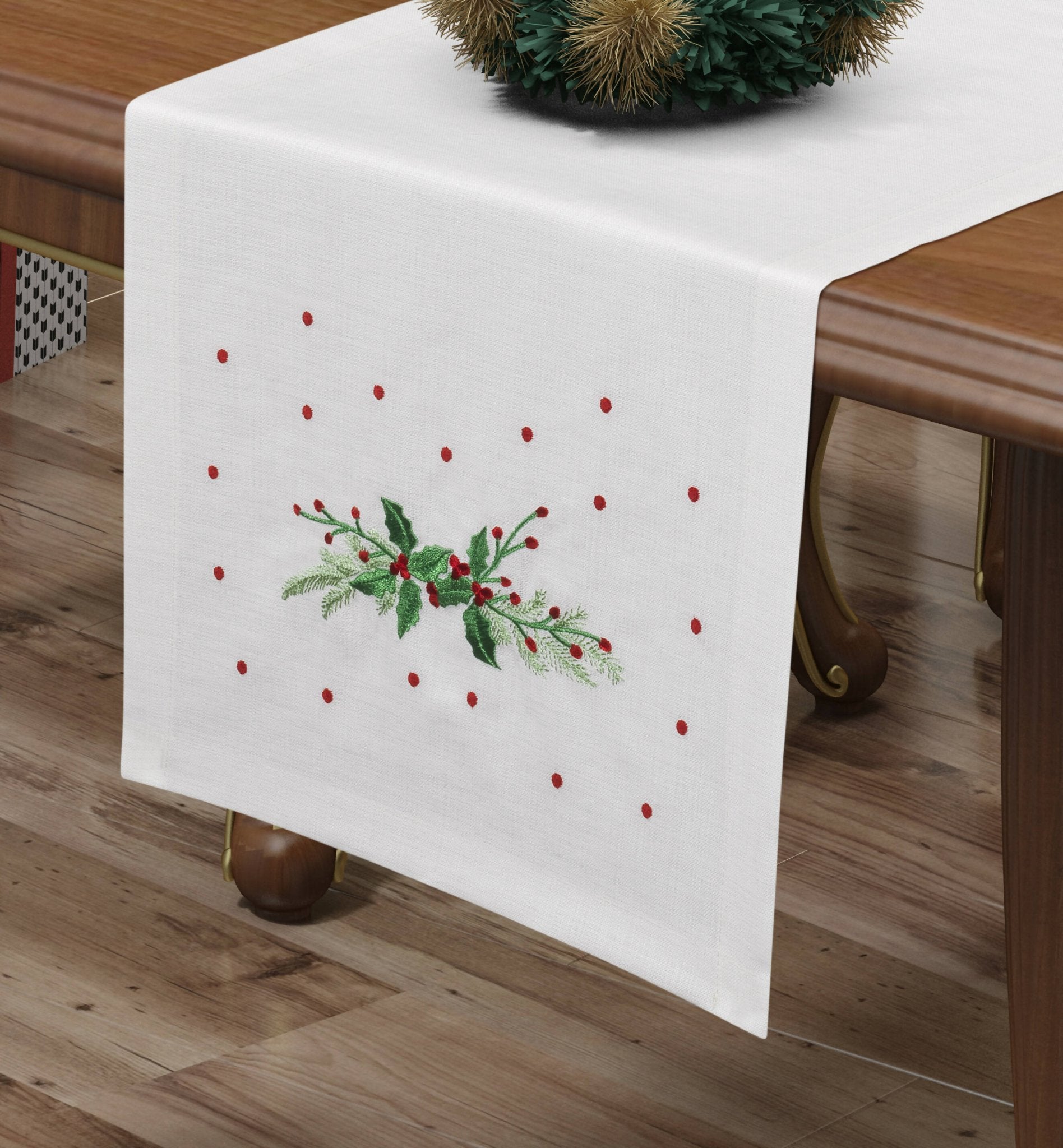Christmas and Holiday Table Runners - Colorful and Festive, Great for Holiday Decorating - Wear Sierra