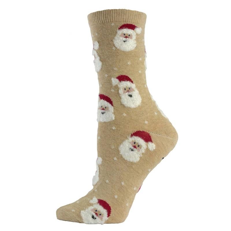 Christmas Designs Cotton Crew Socks for Women in Fun Holiday Patterns Socks for Stocking Stuffers - Wear Sierra