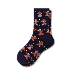 Christmas Designs Cotton Crew Socks for Women in Fun Holiday Patterns Socks for Stocking Stuffers - Wear Sierra
