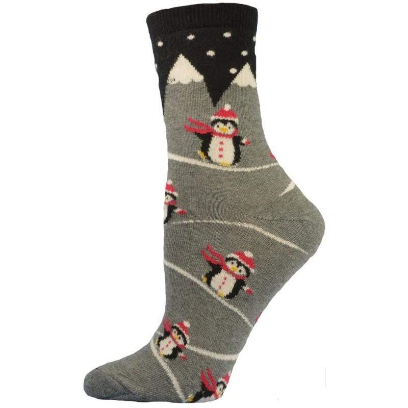 Christmas Designs Cotton Crew Socks for Women in Fun Holiday Patterns Socks for Stocking Stuffers - Wear Sierra