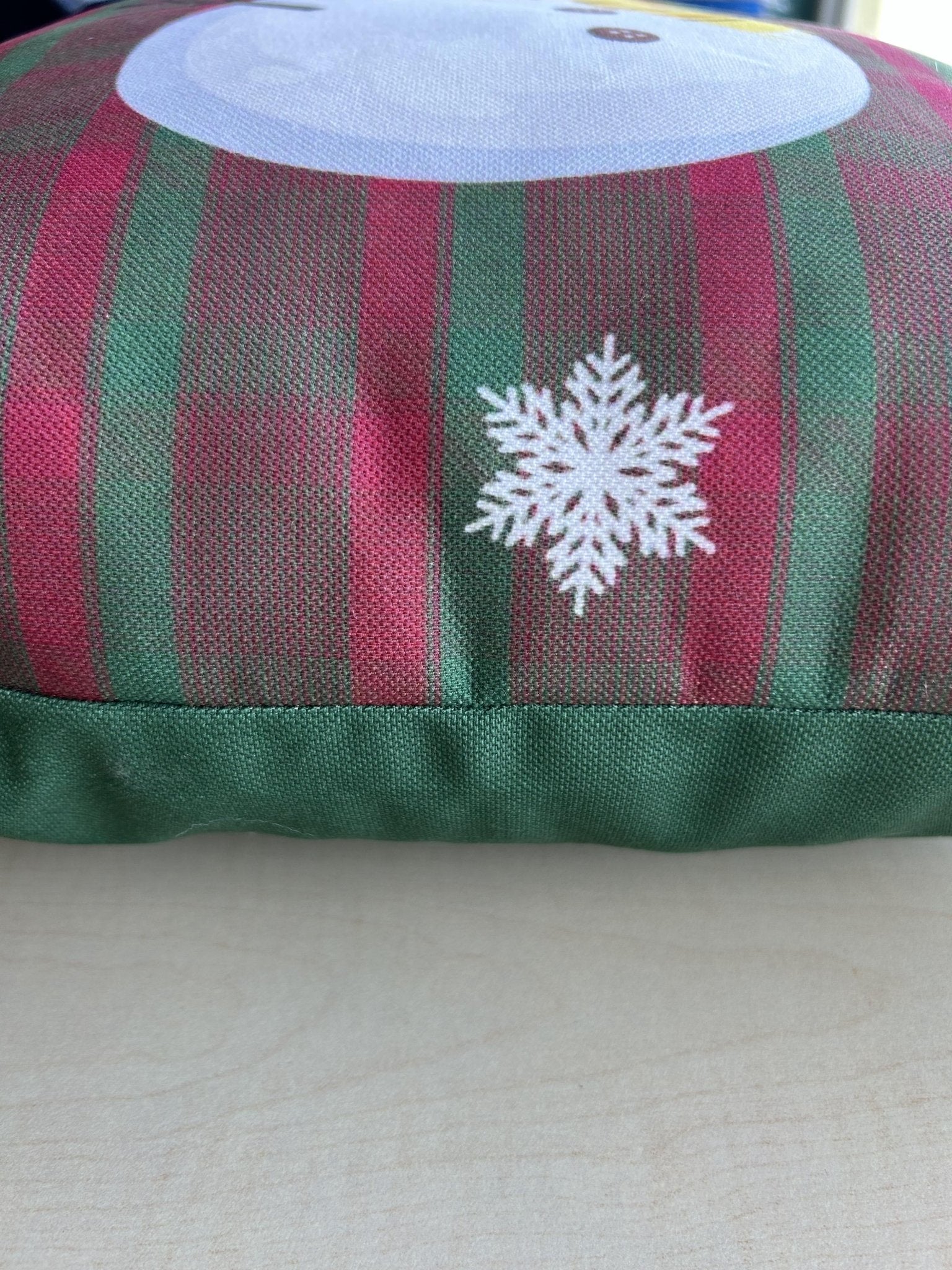 Christmas Snowman Pillow Cover, Holiday Pillow Cover, Winter Decorating - Wear Sierra