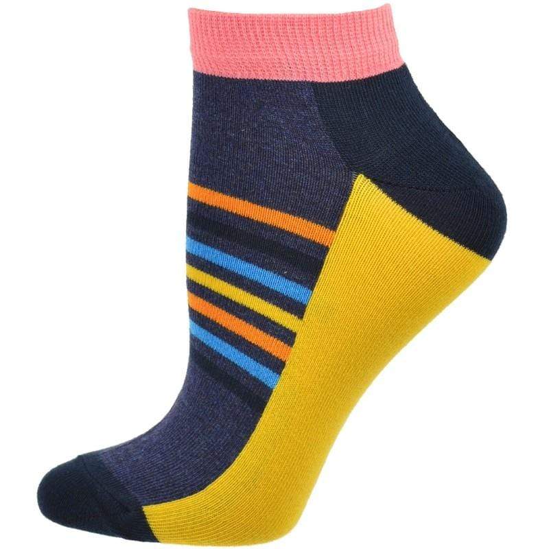 Colorful Women's Ankle Socks in Cotton - 2 Pair Pack - Wear Sierra
