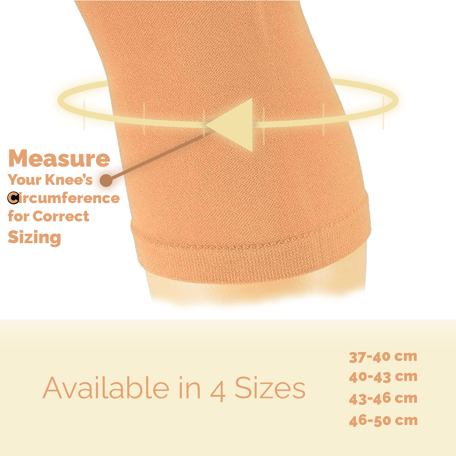 Compression Knee Sleeve Relieves Knee Pain, Arthritis, Support for Tired Legs 1 Pack - Wear Sierra