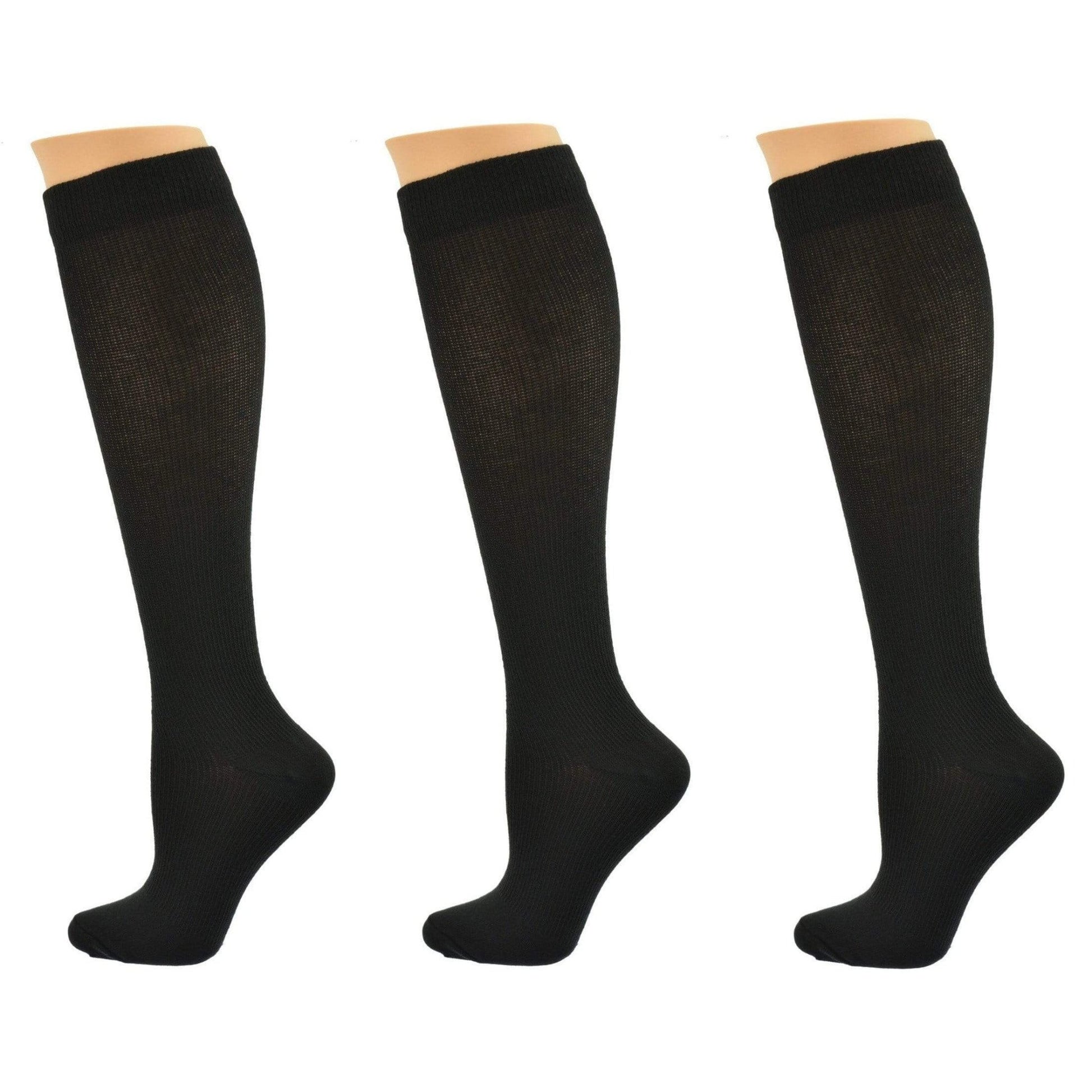 Compression Socks for Men (Knee-Hi 3-Pair Packs) in 20-30 mmHg Firm Support - Wear Sierra
