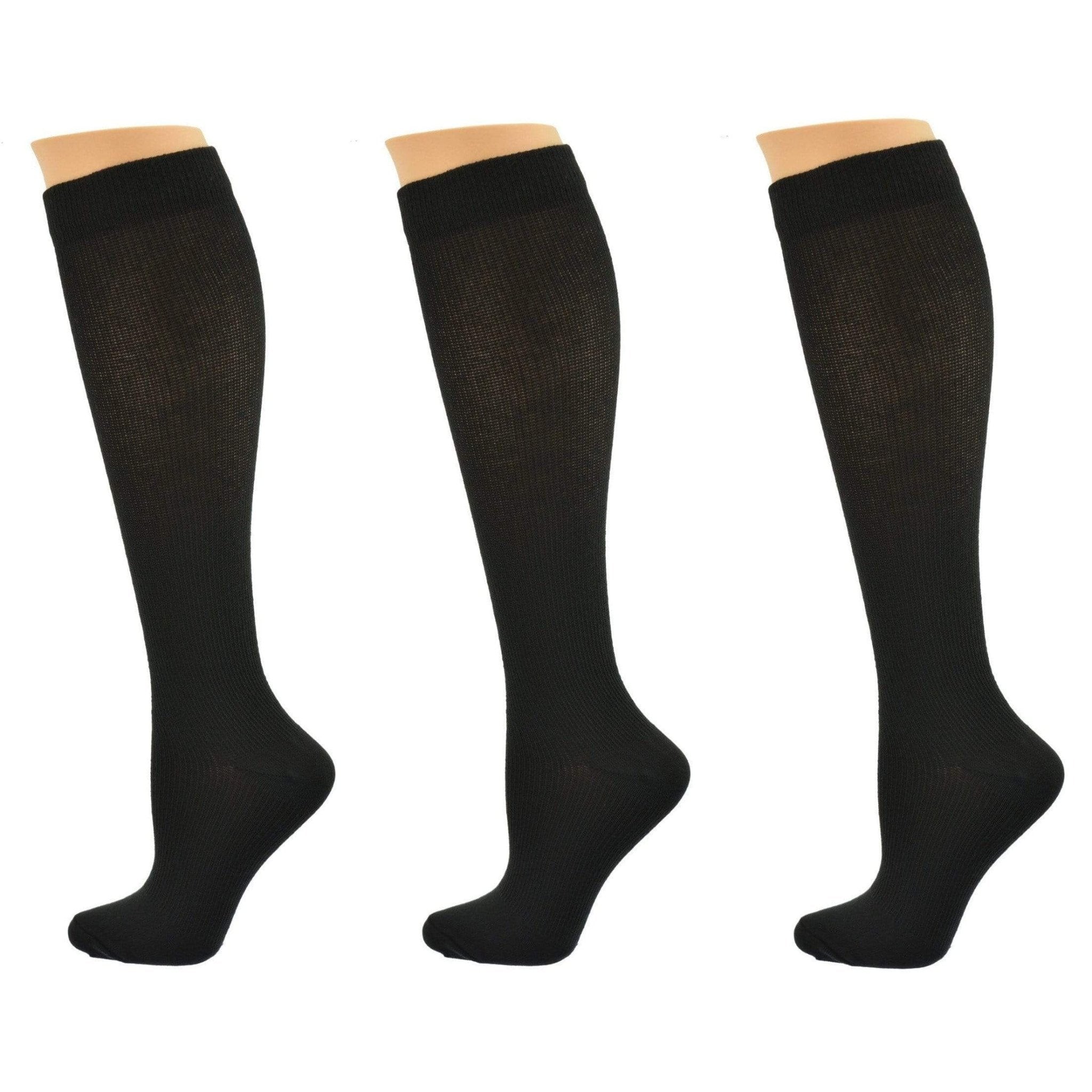 Compression Socks for Men (Knee-Hi 3-Pair Packs) in 20-30 mmHg Firm Support - Wear Sierra