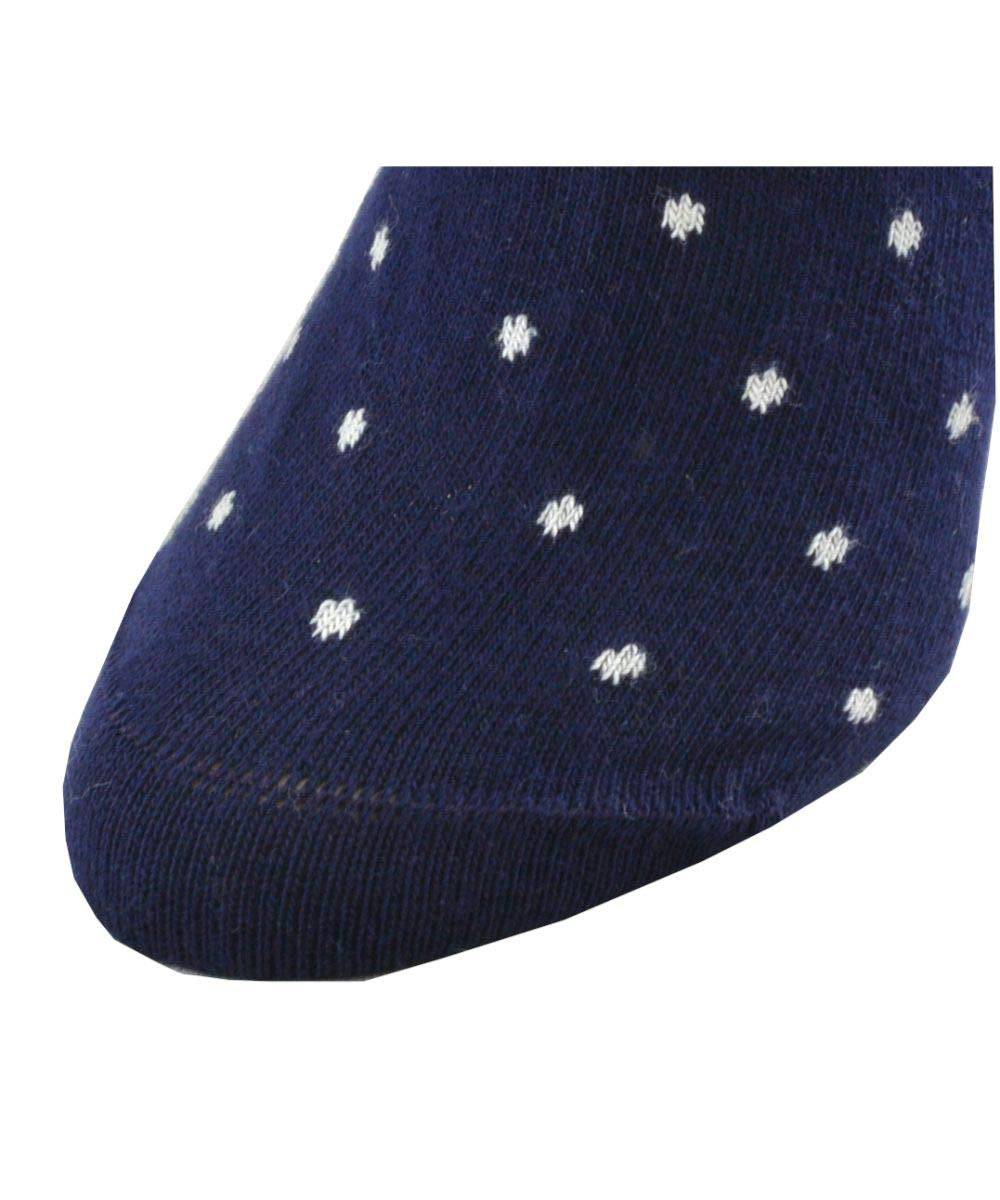 Cotton Crew Pen Striped or Pen Dot Dress Socks for Women, Dressy Casual Cute Socks - Wear Sierra