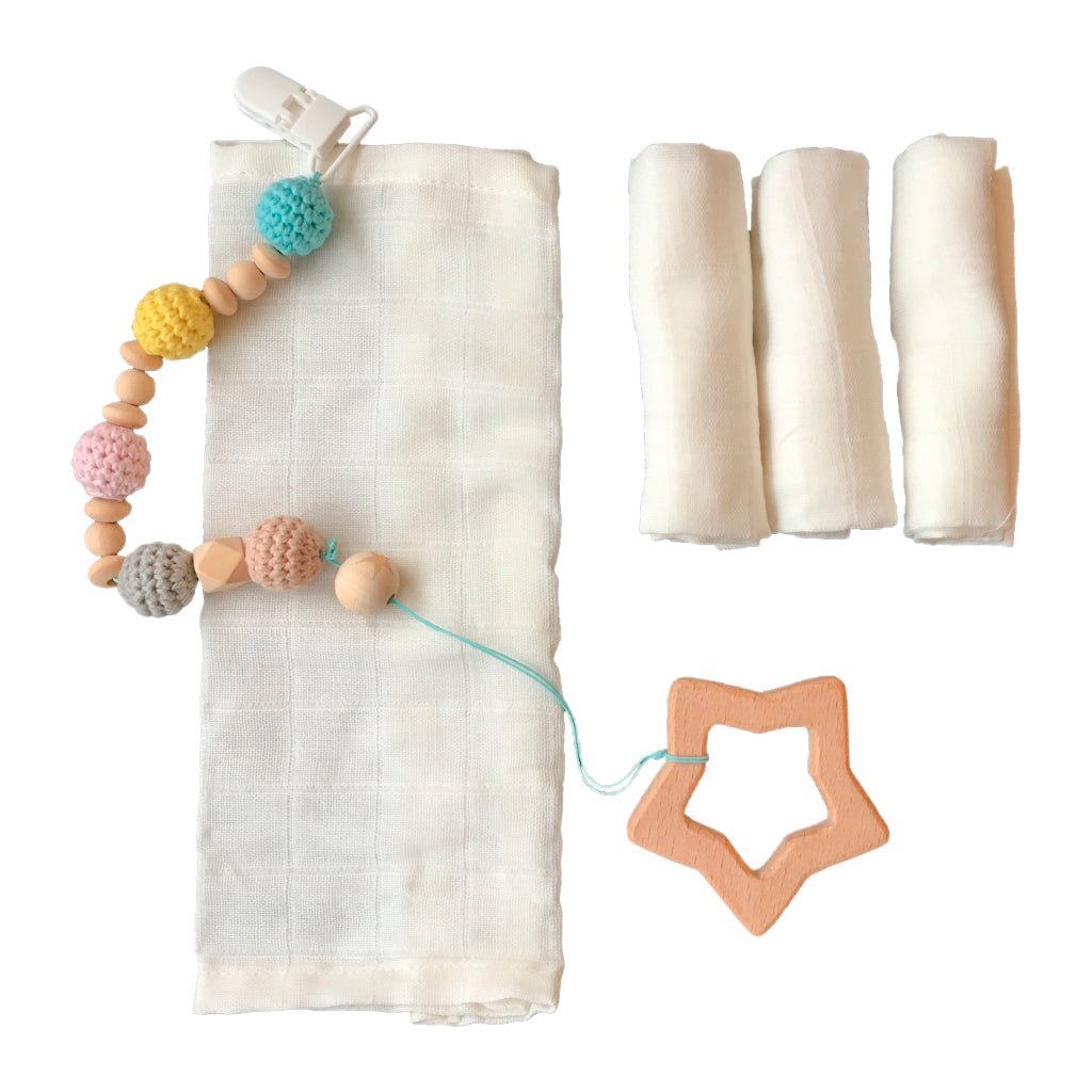 Cotton Muslin Baby Washcloths, 2 Layer Ultra Soft, Absorbent Reusable Baby Wipes, Nursing Cloth (4 Each Boxed Sets) - Wear Sierra