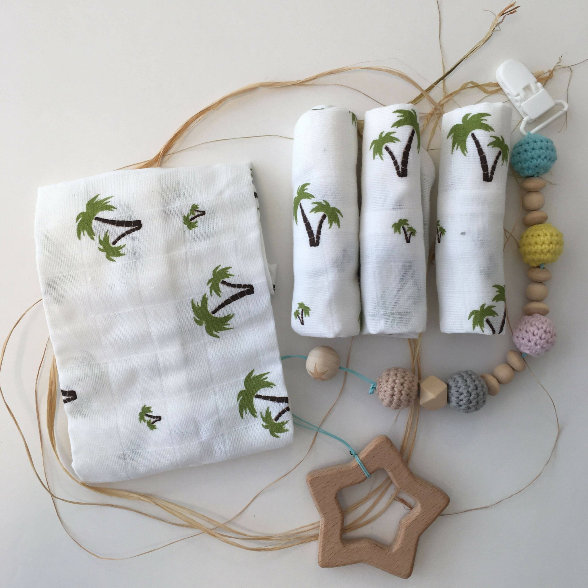 Cotton Muslin Baby Washcloths, 2 Layer Ultra Soft, Absorbent Reusable Baby Wipes, Nursing Cloth (4 Each Boxed Sets) - Wear Sierra