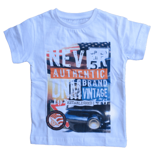 Crew Neck Cotton T-Shirts for Toddlers and Young Kids - Wear Sierra