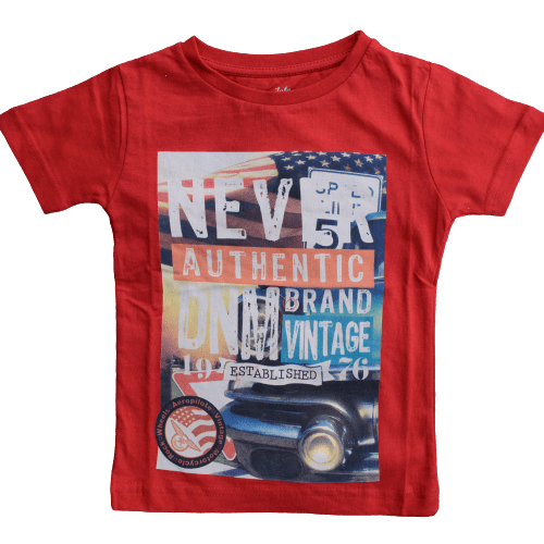 Crew Neck Cotton T-Shirts for Toddlers and Young Kids - Wear Sierra