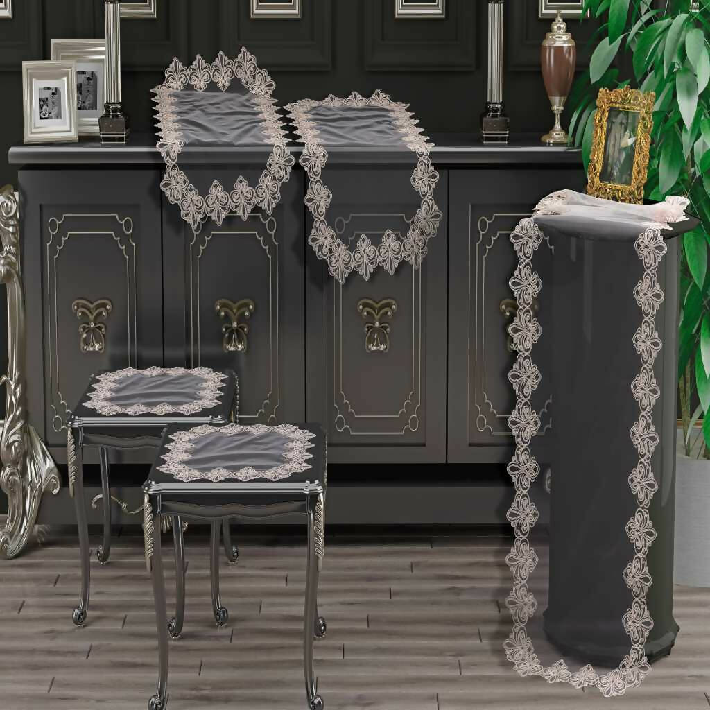 Crown Living Set, Table Scape, Dining Room, Living Room, 5PC Runner Set - Wear Sierra