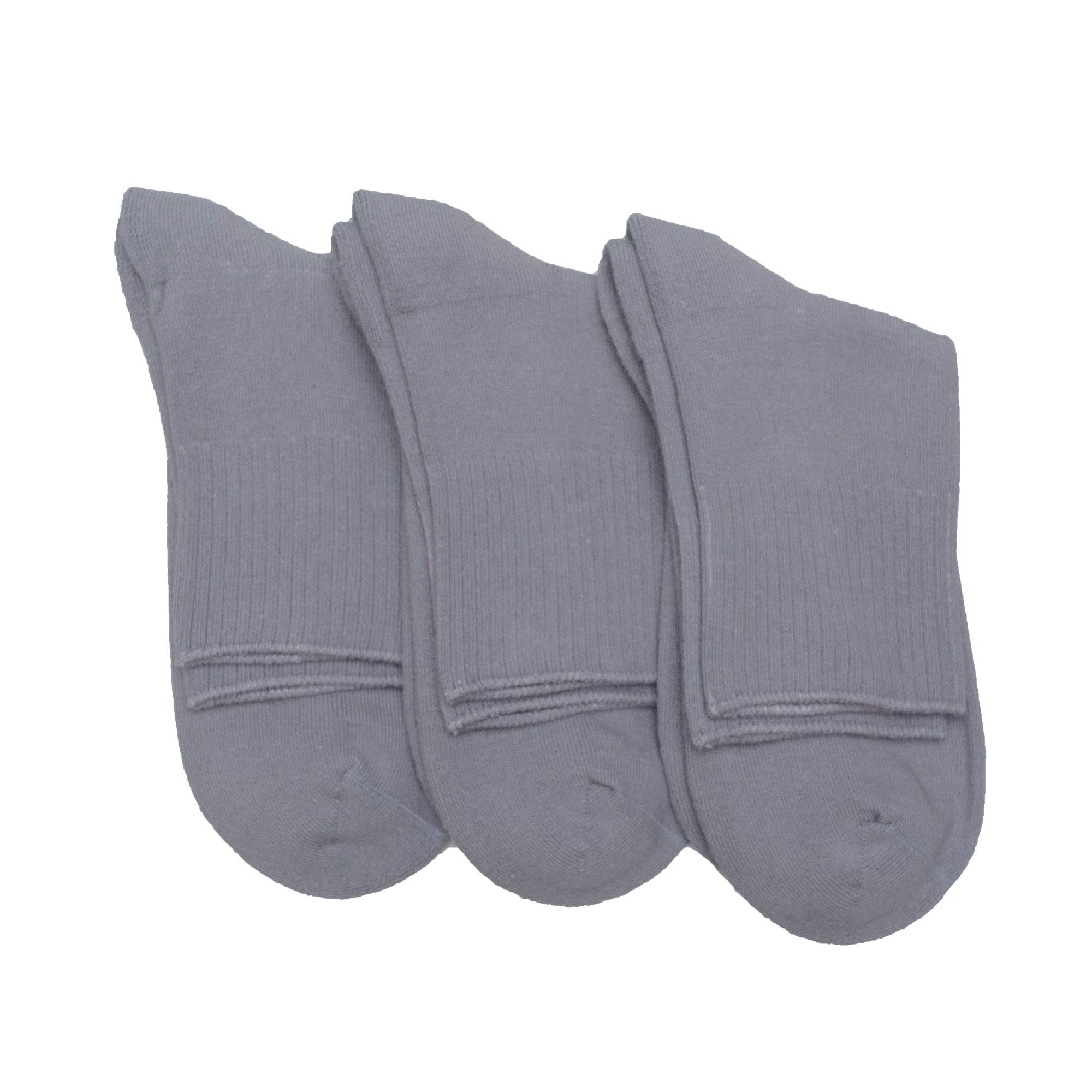 Cushioned Diabetic Men's Ankle Combed Cotton Socks 3 Pair Pack - Wear Sierra