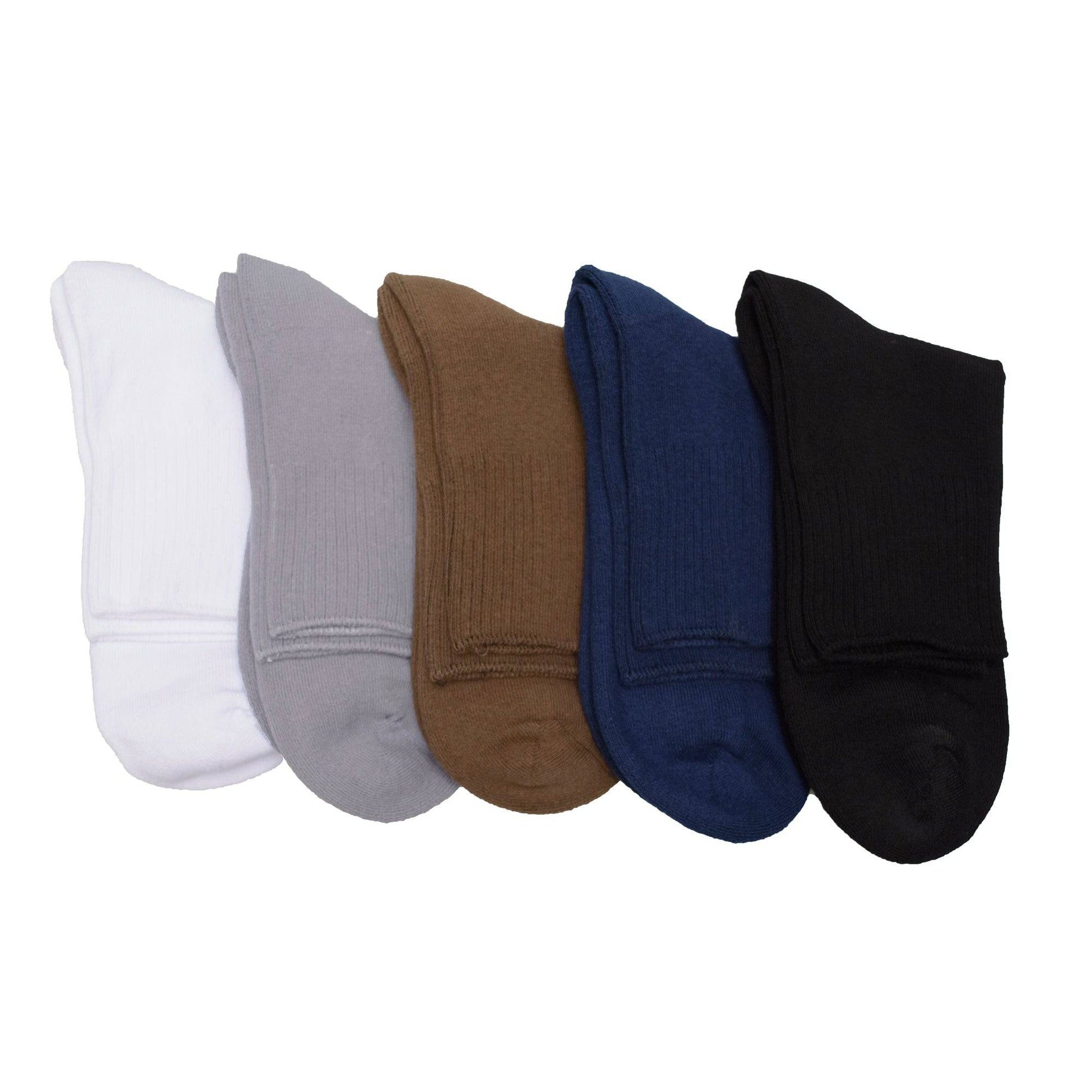 Cushioned Diabetic Men's Ankle Combed Cotton Socks 3 Pair Pack - Wear Sierra