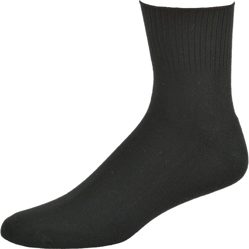 Cushioned Diabetic Men's Ankle Combed Cotton Socks 3 Pair Pack - Wear Sierra